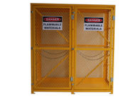 Les cages augmentées de stockage de cylindre d'oxygène en métal, gaz jumeau de porte peuvent meuble de rangement fournisseur