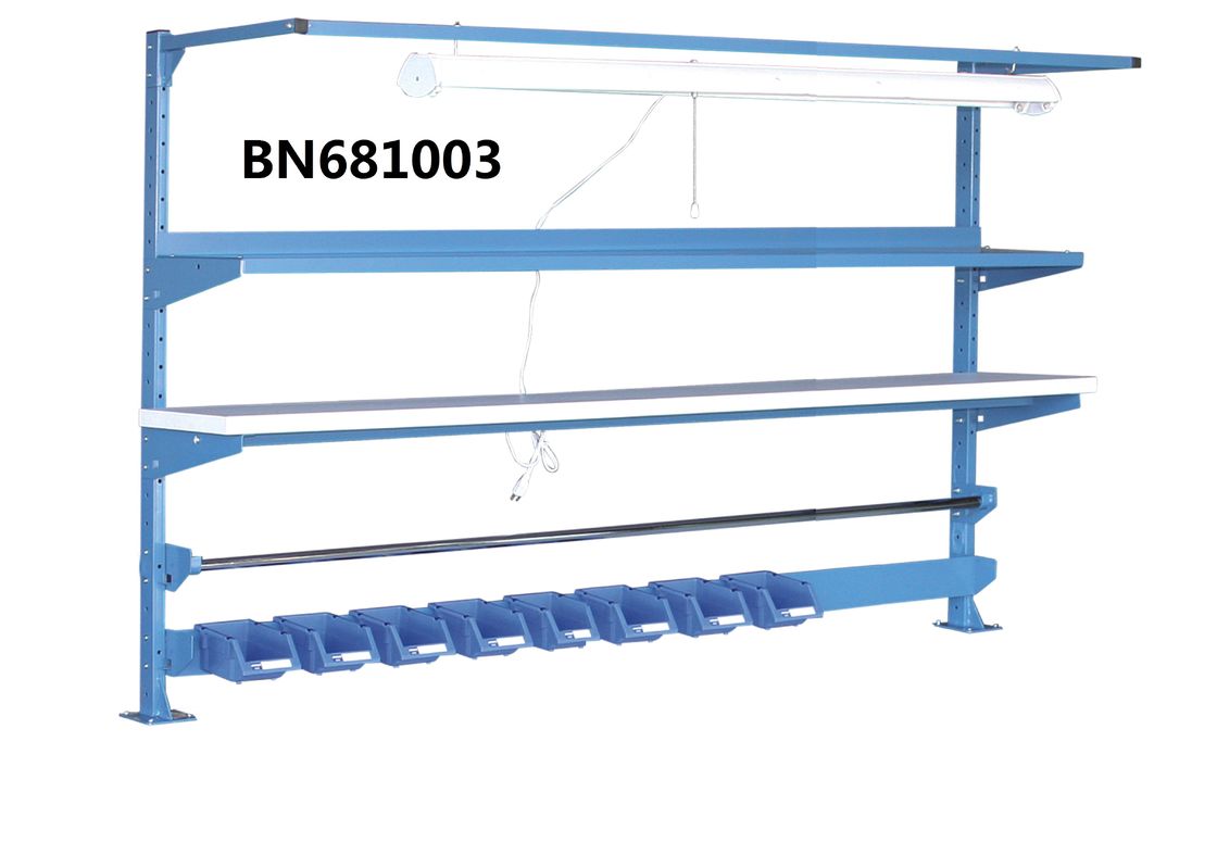 Les bancs de travail industriel de laboratoire 48 avancent les pieds petit à petit réglables de large à hauteur de 96 pouces fournisseur