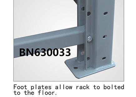 Tenez le rayonnage en acier 60" de seul de stockage entrepôt en acier résistant de supports *36 » *72 »