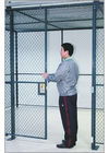 La séparation commerciale de grillage lambrisse la pleine porte de cage de fil de taille 230 livres de poids fournisseur