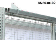 Inventoriez la couleur de gris de pouce de la clôture 96*42*96 de degré de sécurité de support de palette de rétrécissement fournisseur