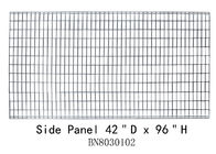 Inventoriez la couleur de gris de pouce de la clôture 96*42*96 de degré de sécurité de support de palette de rétrécissement fournisseur