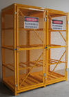 8 meubles de rangement de cylindre de gaz comprimé d'étagères avec l'étiquette de mise en garde 2 72 pouces fournisseur