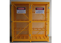 Porte à deux battants casiers de stockage de cage de fil de meuble de rangement de cylindre de 65 pouces 16 horizontalement fournisseur