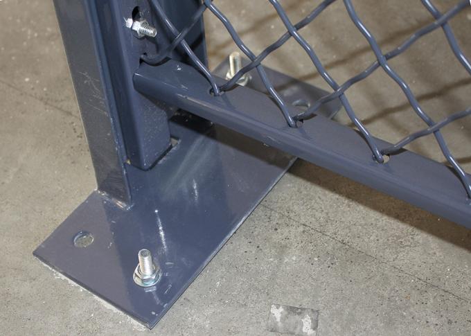 La sécurité couverte de grillage de 3 côtés divise les systèmes 20*10 *8 de cage d'entrepôt